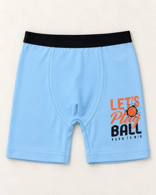 Erkek Çocuk Likralı Renkli Baskılı Boxer