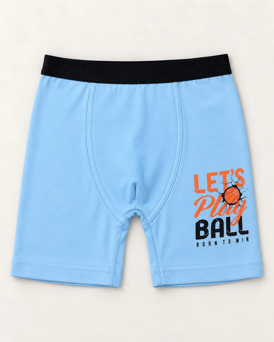 Erkek Çocuk Likralı Renkli Baskılı Boxer