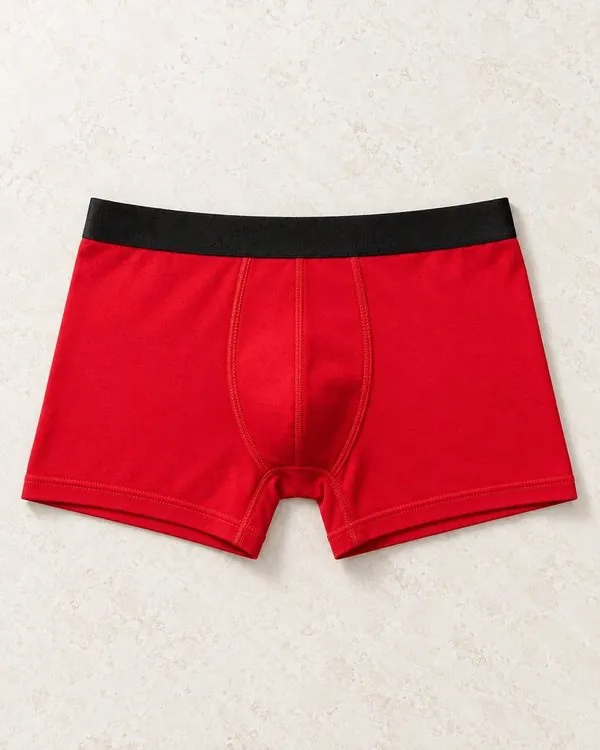Erkek Likralı Spor Boxer