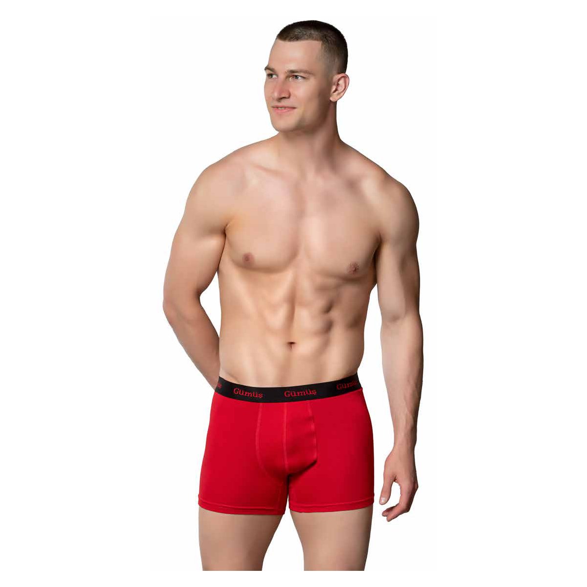 Erkek Likralı Spor Boxer