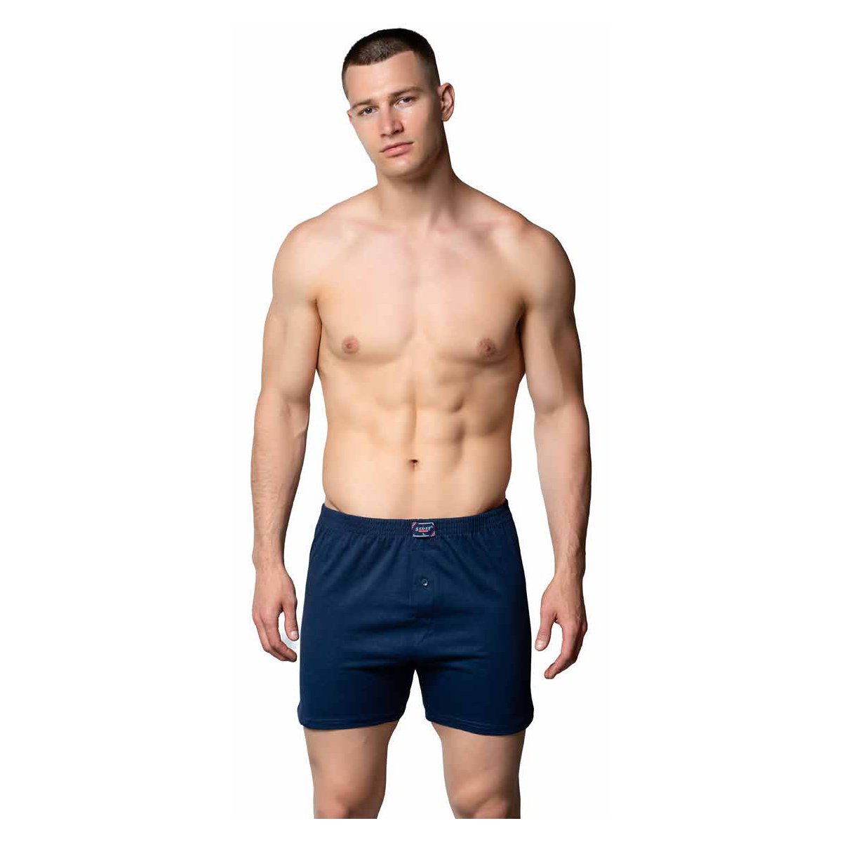Erkek Penye Düz Renk Boxer
