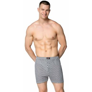 Erkek Penye Empirme Desenli Boxer