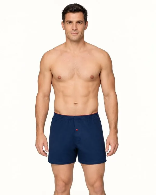 Erkek Penye Havlu Bel Düz Boxer