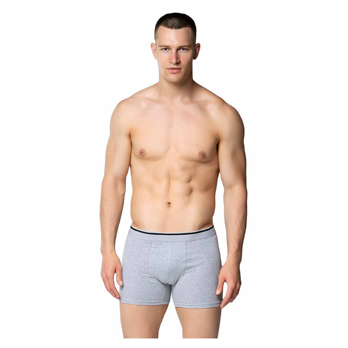 Erkek Penye Likralı Boxer