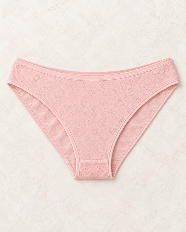 Kadın Jakarlı Kalp Desenli Bikini