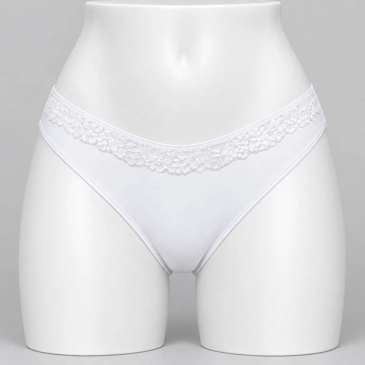 Kadın Likralı Beli Dantelli Bikini
