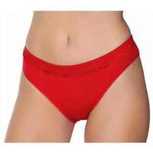 Kadın Likralı Beli Dantelli Bikini