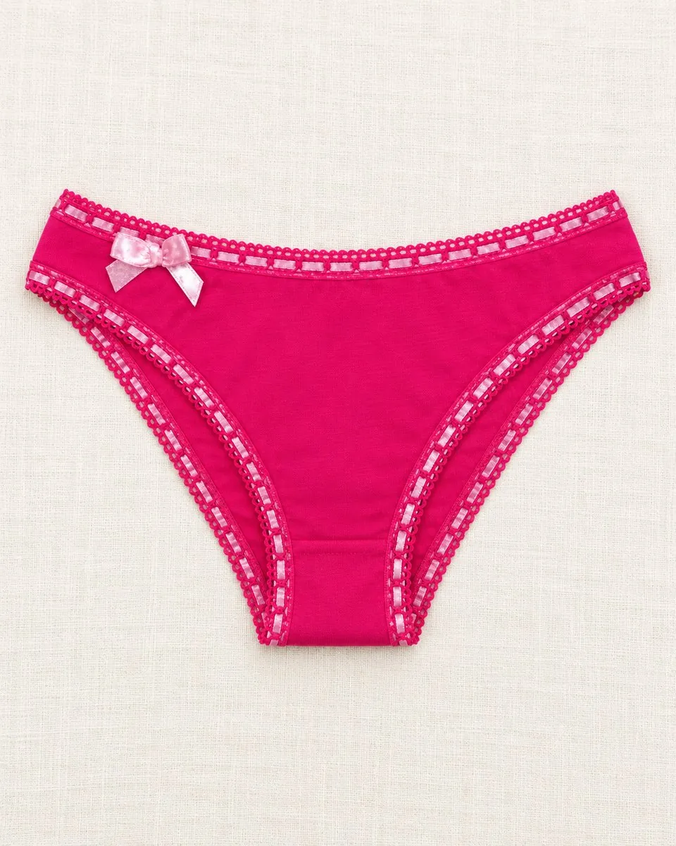 Kadın Likralı Beli Şeritli Kurdeleli Bikini