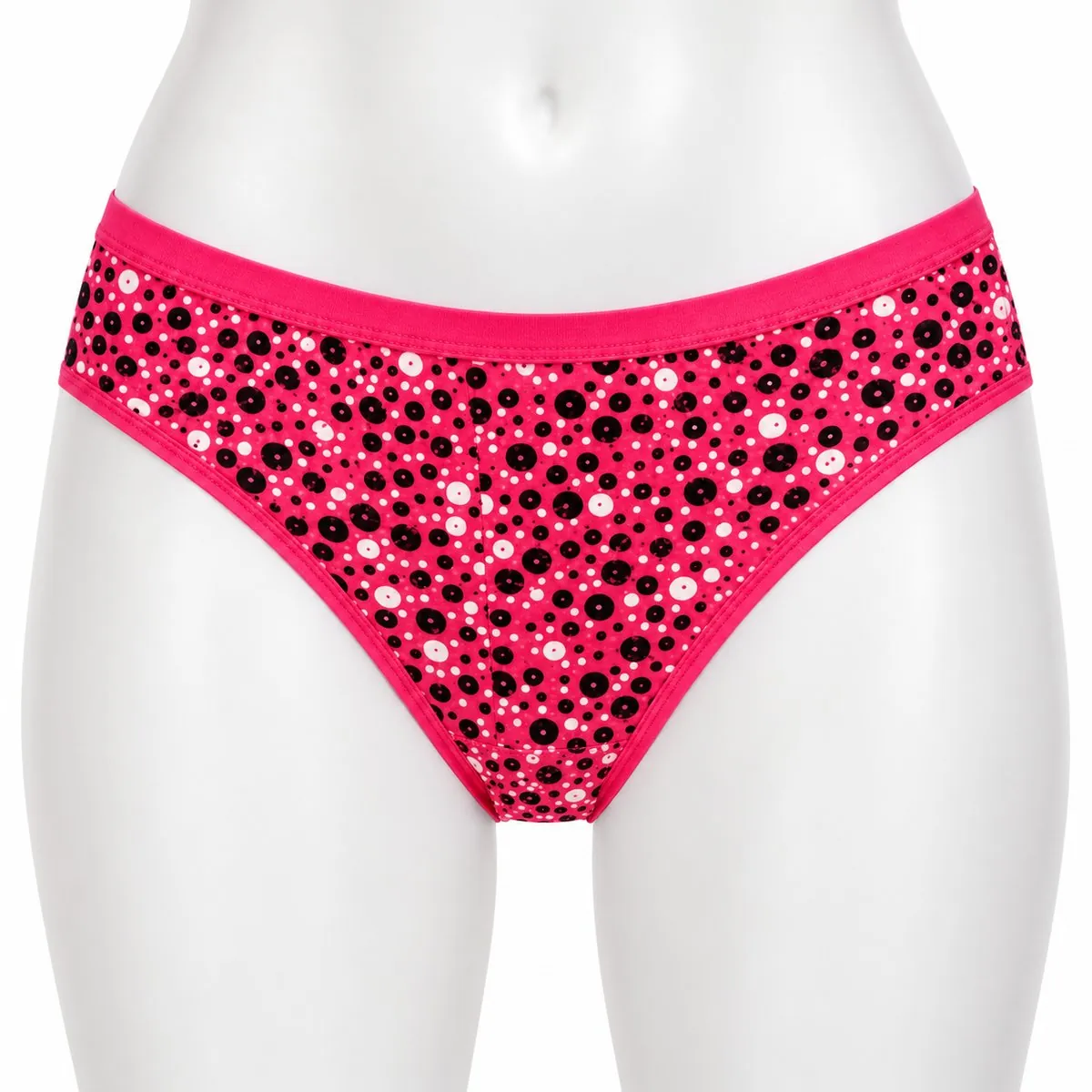 Kadın Likralı Daire Baskılı Bikini