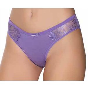 Kadın Likralı İnce Bel Çift Yanı Dantelli Bikini