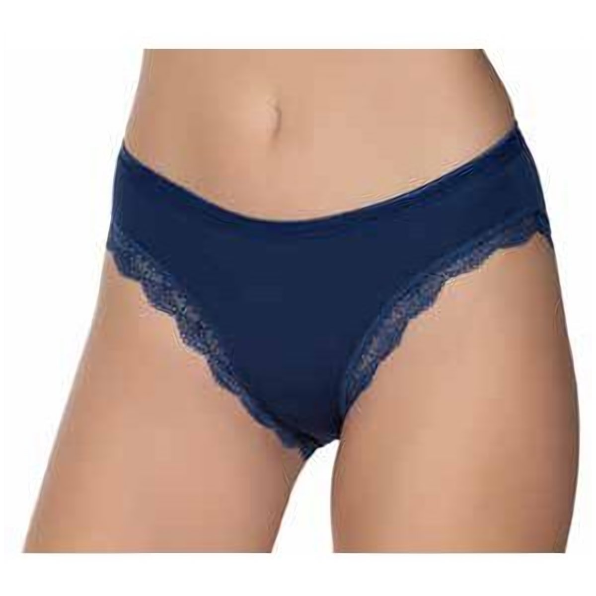 Kadın Likralı İnce Bel Paçası Dantel Bikini