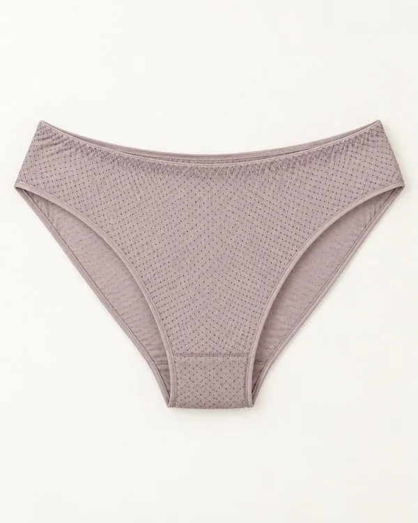 Kadın Likralı İnce Bel Puantiyeli Bikini