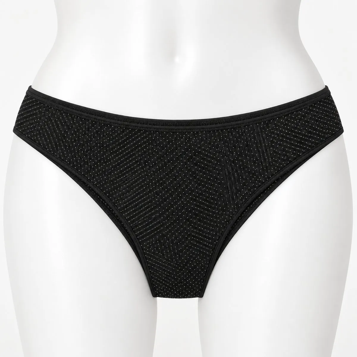 Kadın Likralı İnce Bel Puantiyeli Bikini