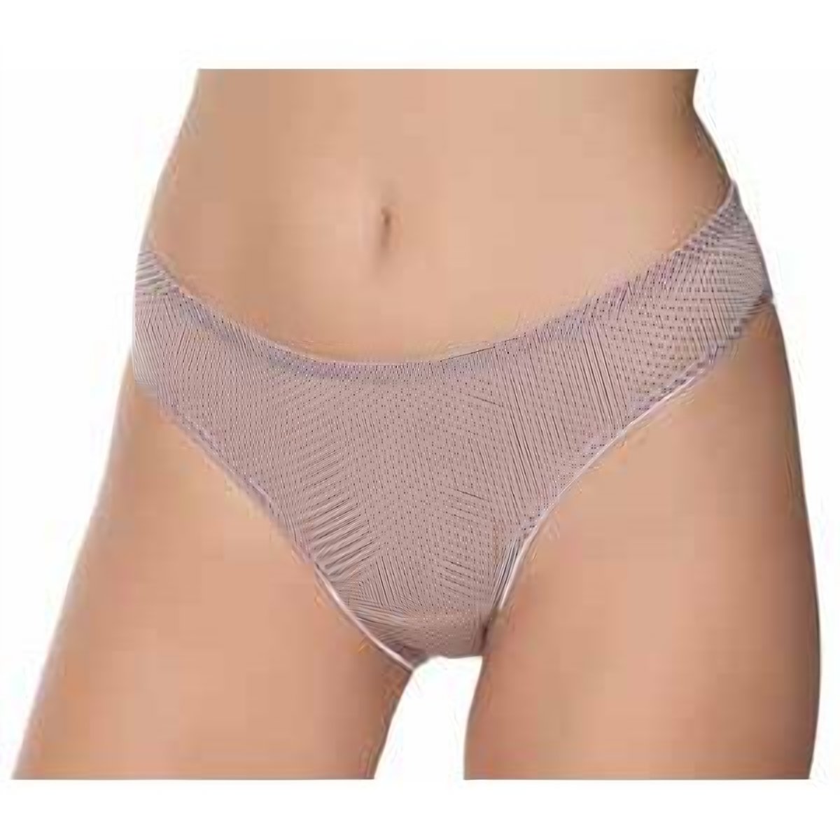 Kadın Likralı İnce Bel Puantiyeli Bikini