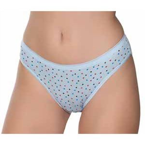 Kadın Likralı İnce Bel Yıldız Baskılı Bikini