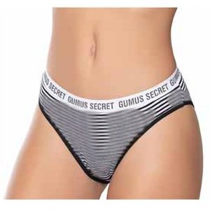 Kadın Likralı Kemerli Lastik "Gümüş Secret" Bikini