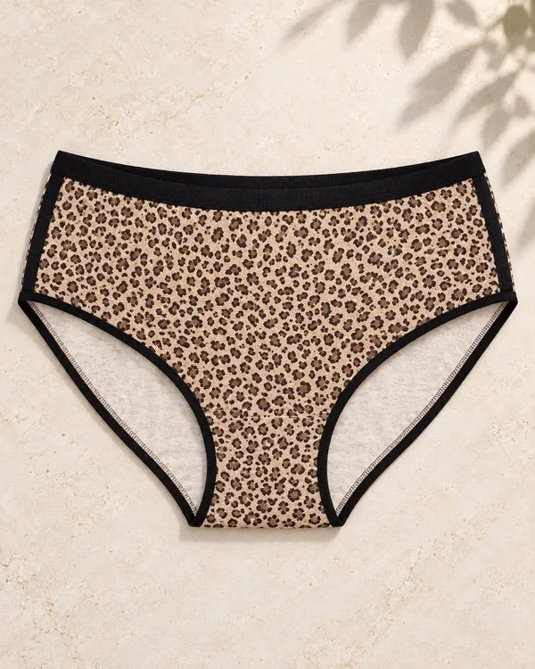 Kadın Likralı Leopar Desenli Bato