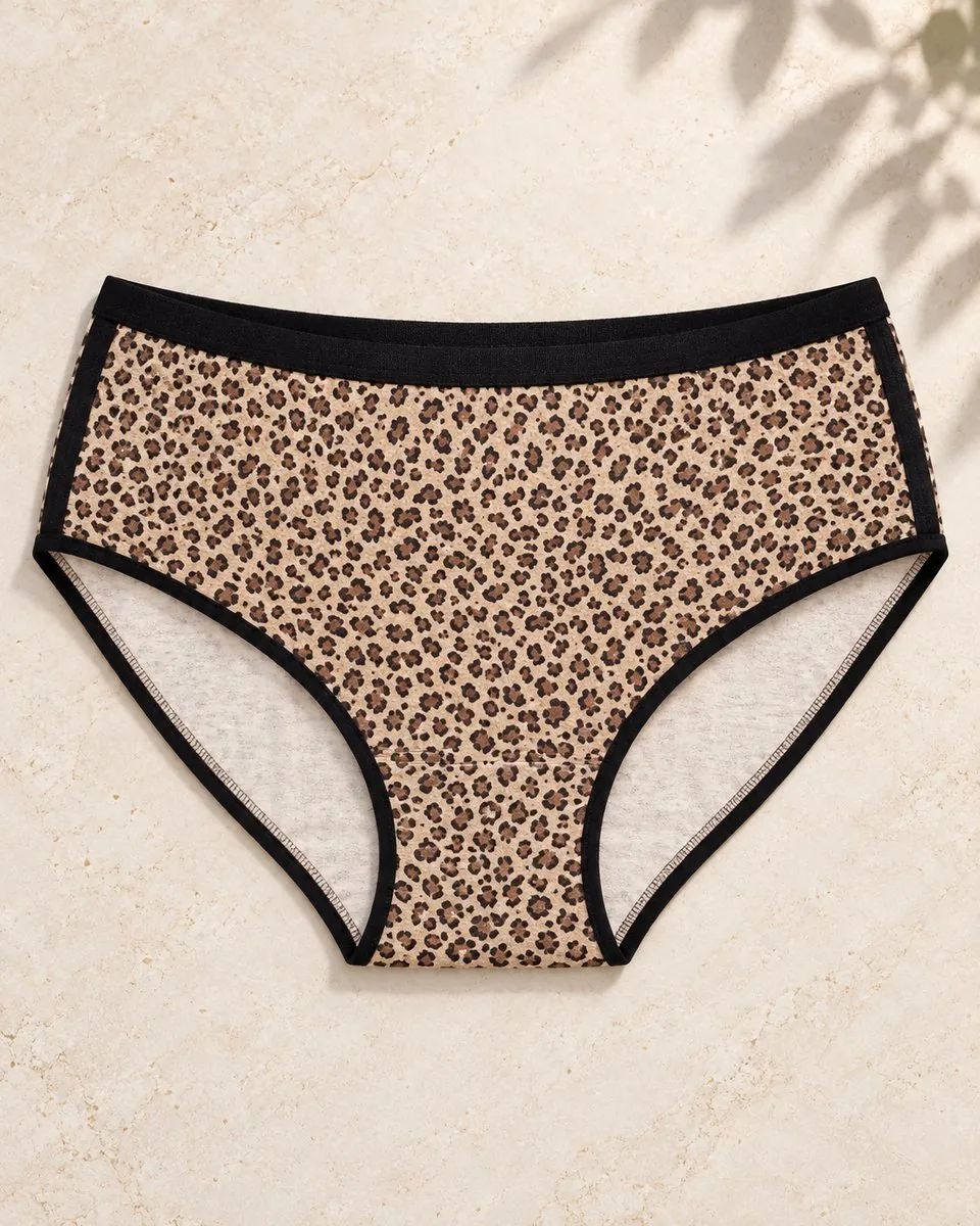 Kadın Likralı Leopar Desenli Bato