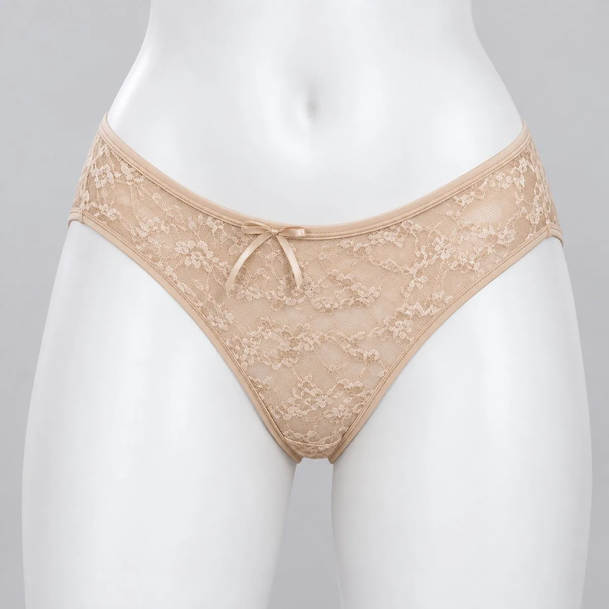 Kadın Likralı Tül Dantel Bikini