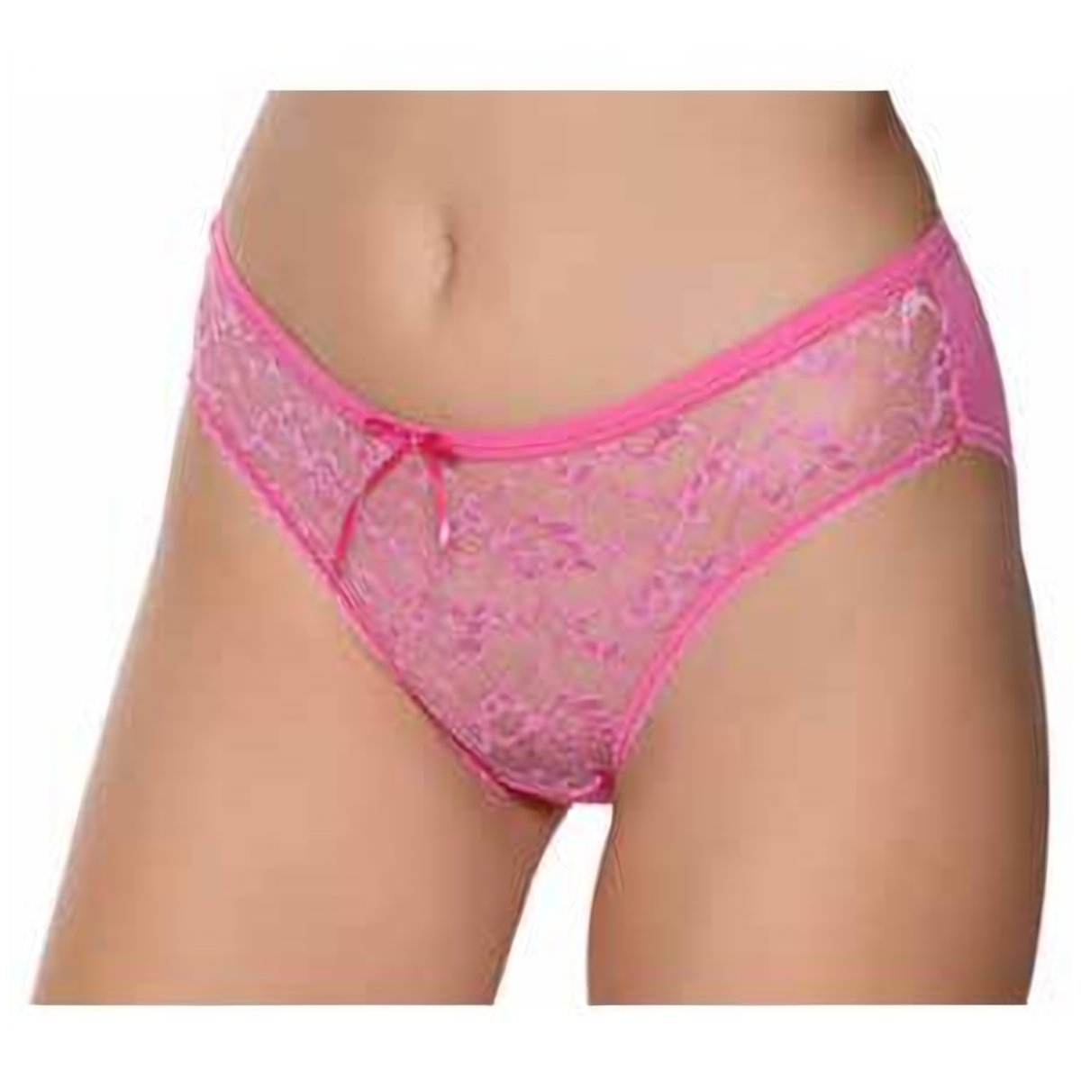 Kadın Likralı Tül Dantel Bikini