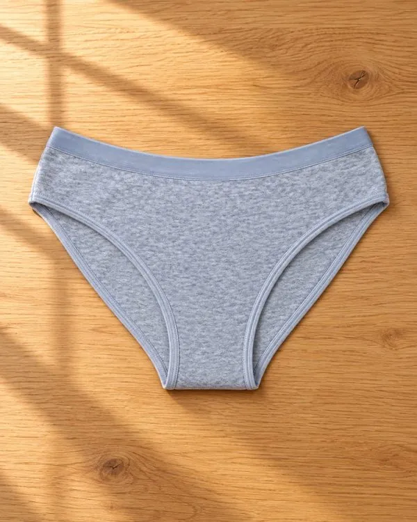 Kadın Ribana Beli Gümüş Yazılı Bikini
