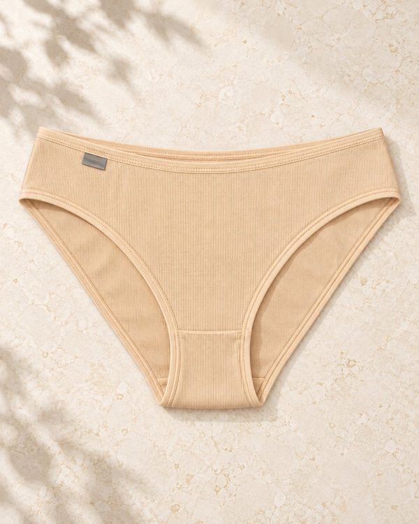 Kadın Ribana Düz Biye Bikini