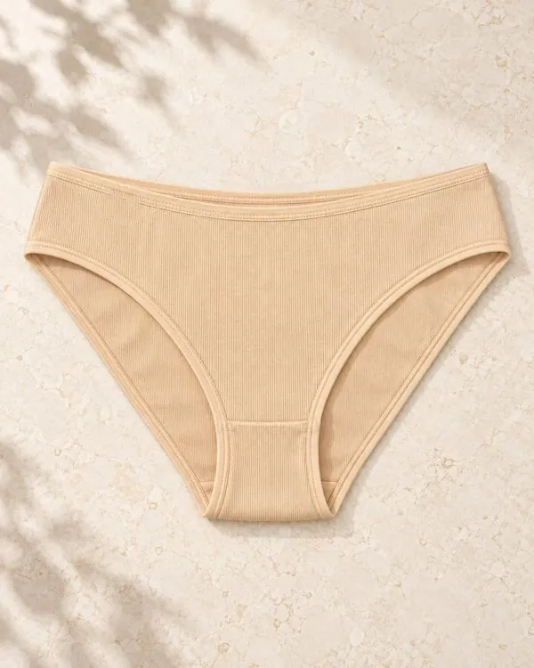Kadın Ribana Düz Biye Bikini
