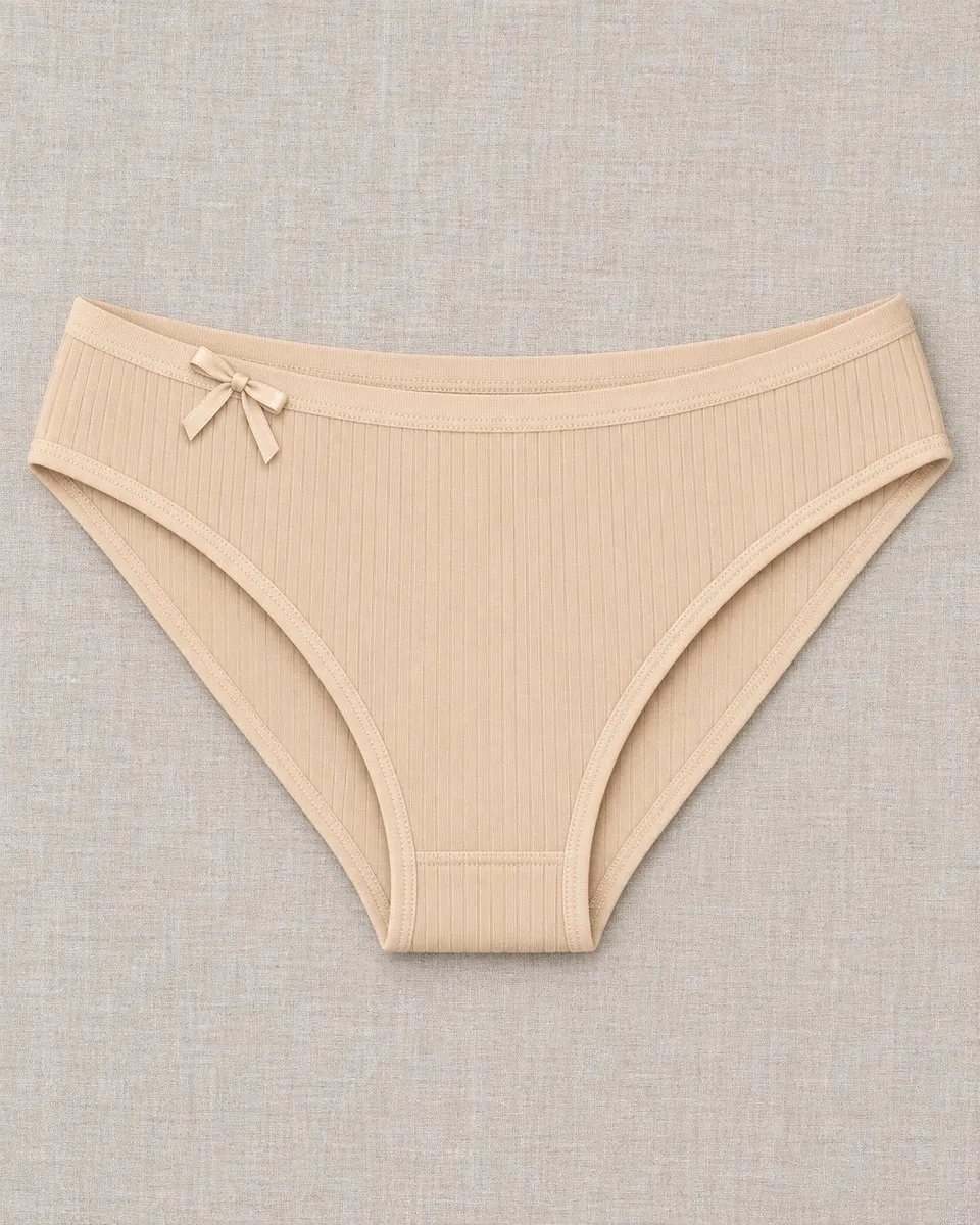 Kadın Ribana İnce Bel Çizgili Bikini