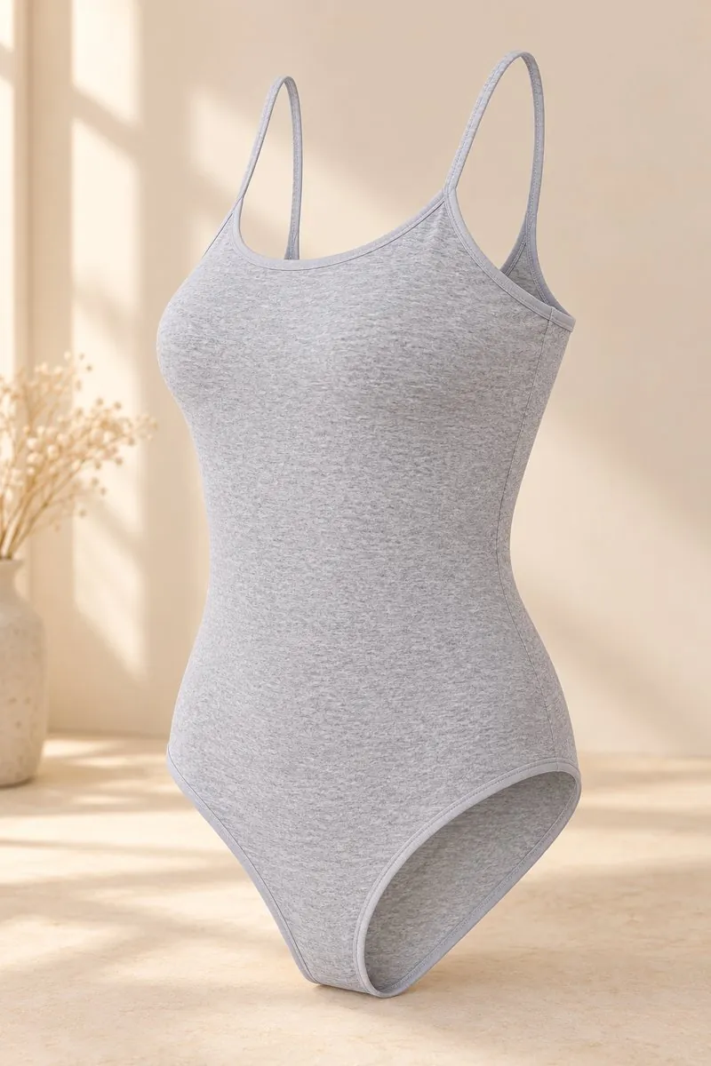 Kadın Ribana İp Askılı Body