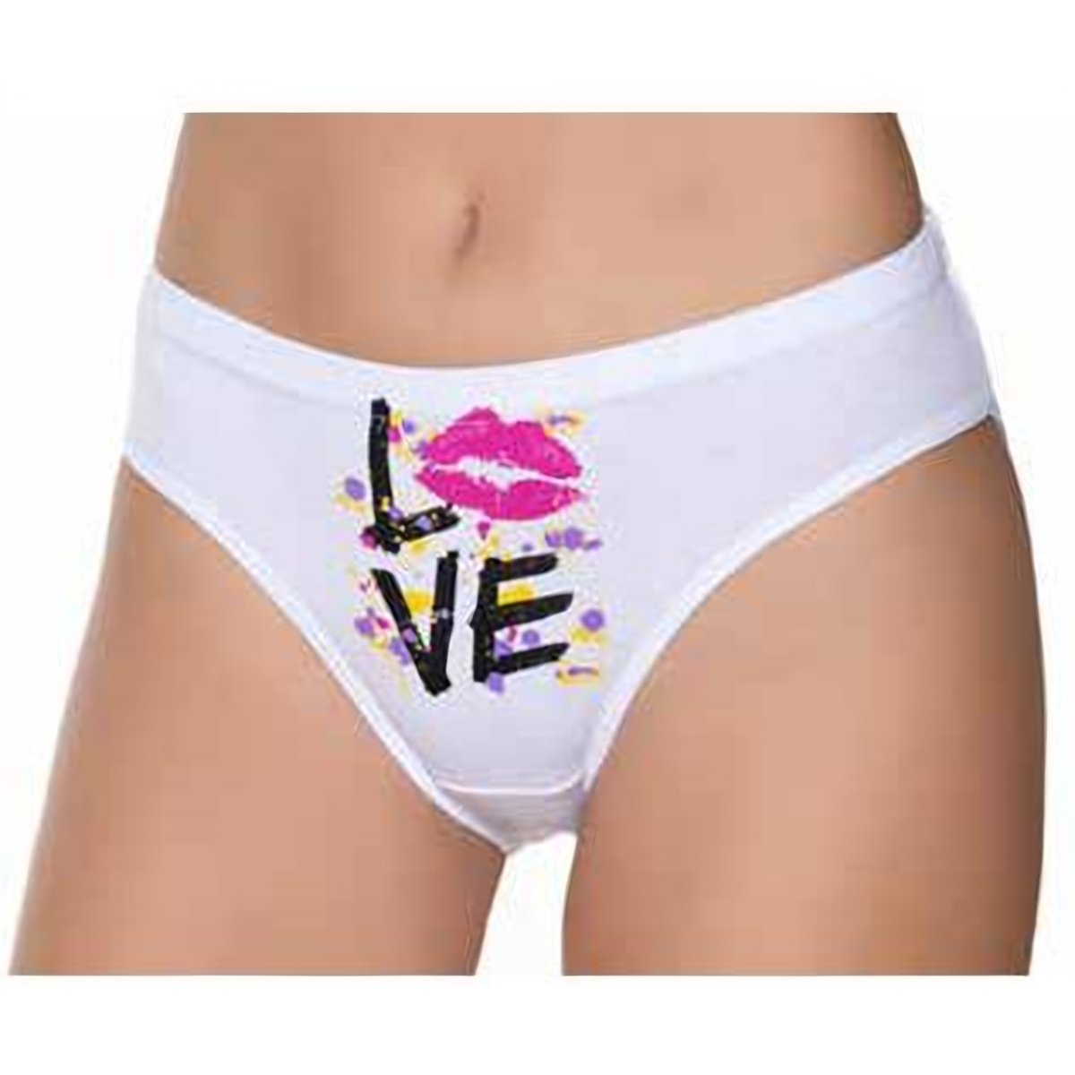 Kadın Ribana Reçme Bel Baskılı Bikini