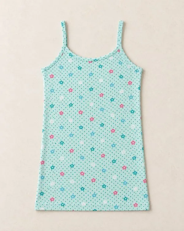 Kız Çocuk Likralı Empirme Renkli Atlet