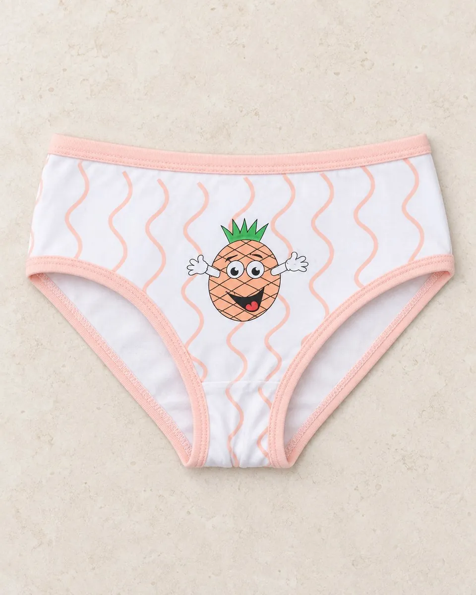 Kız Çocuk Pastel Baskılı Kom
